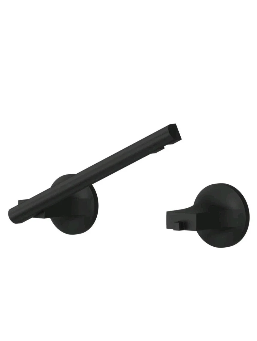 Pfister BPH-PFM0 Pfirst Modern Wall Mounted Pivoting Toilet Paper - Black